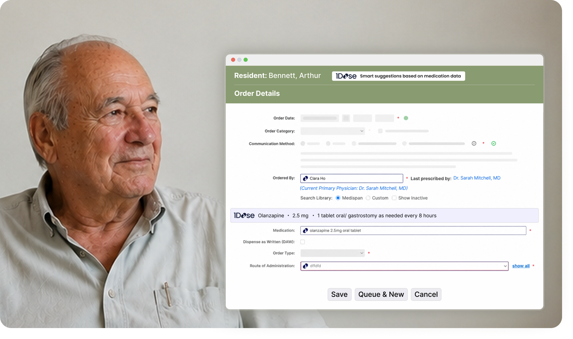 Medication order auto-suggest
